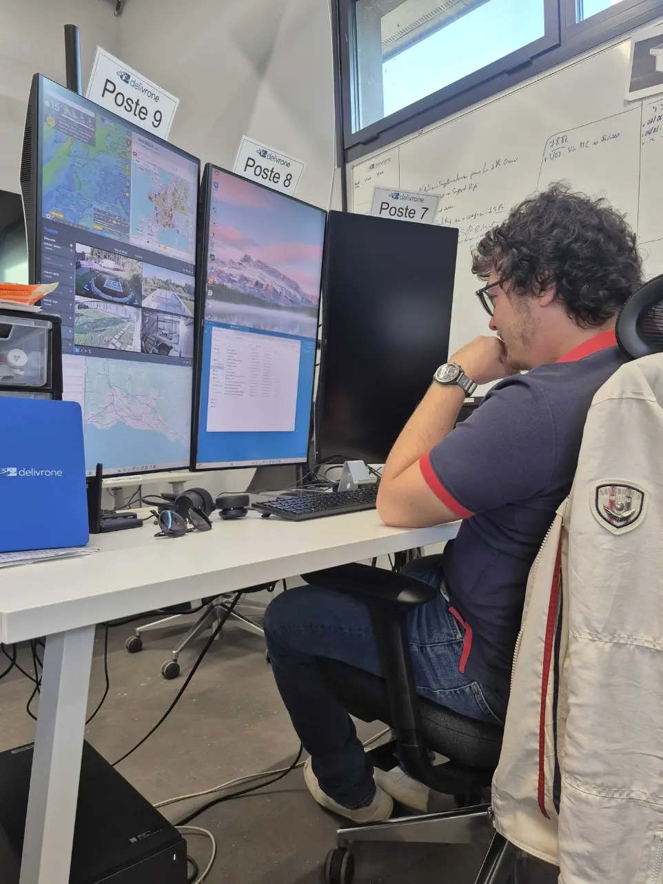 Télépilote suppervision vol