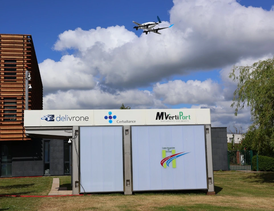 Drone décollage Vertiport