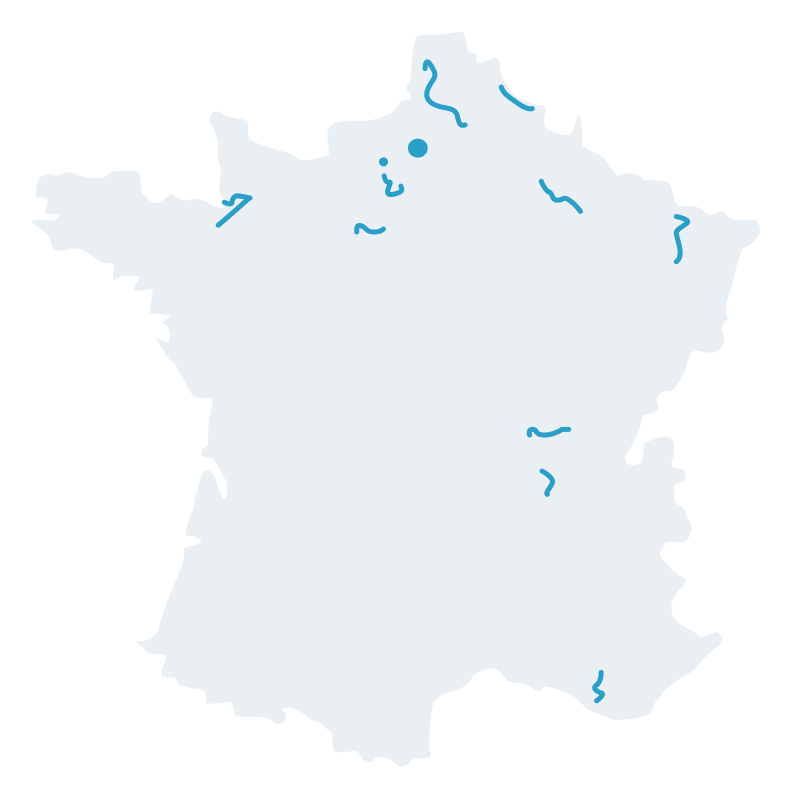 Carte des ZRT Delivrone